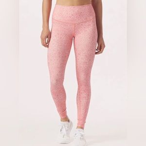 Glyder leopard print coral/pink XS leggings